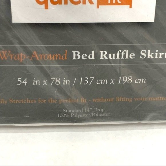 WALDORF White Ruffled Bed Skirt Bedskirt TWIN FULL NEW NIP - Picture 6 of 7